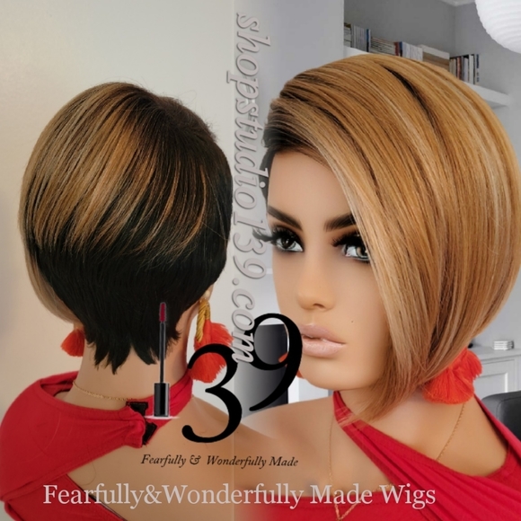 Yes girl the color and ✂️ is amazing human hair pixie wig - Picture 5 of 5